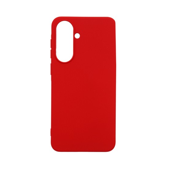 Capa de Silicone Dura para Samsung Galaxy A36/A56 5G Vermelho